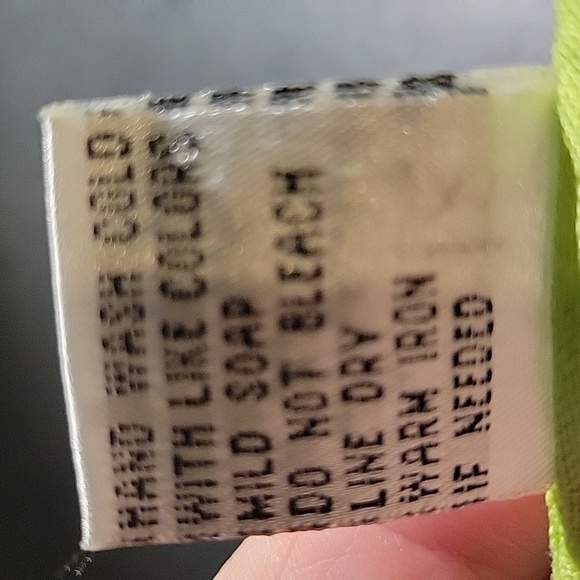 Richard Malcolm Lime Green Linen Top Suze M - Picture 5 of 5